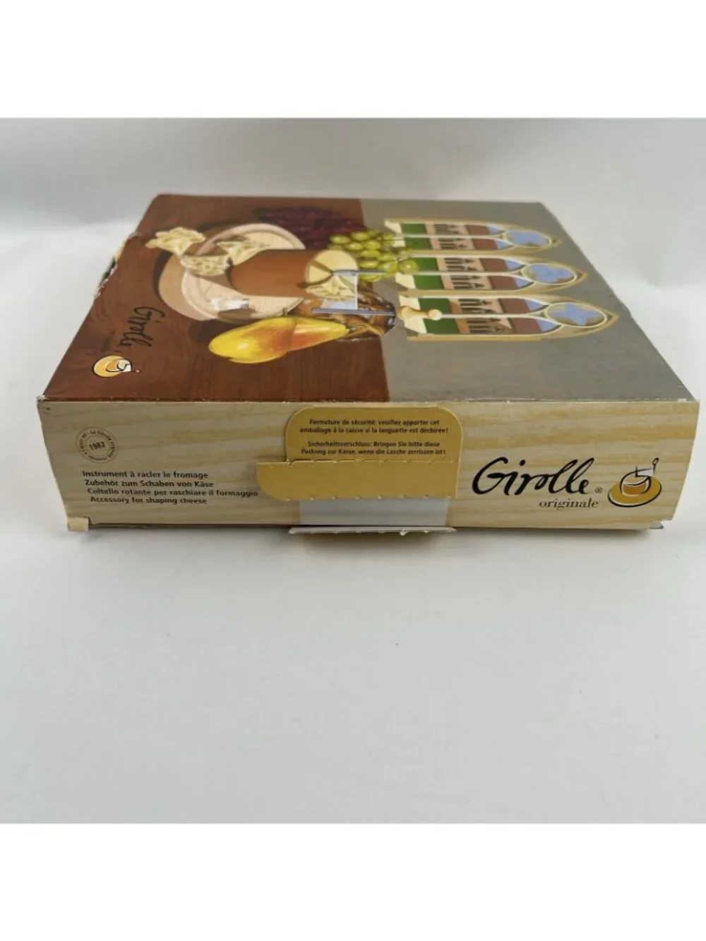Swiss Girolle Originale Cheese Curler Metafil LaGirolle Switzerland Rosettes
